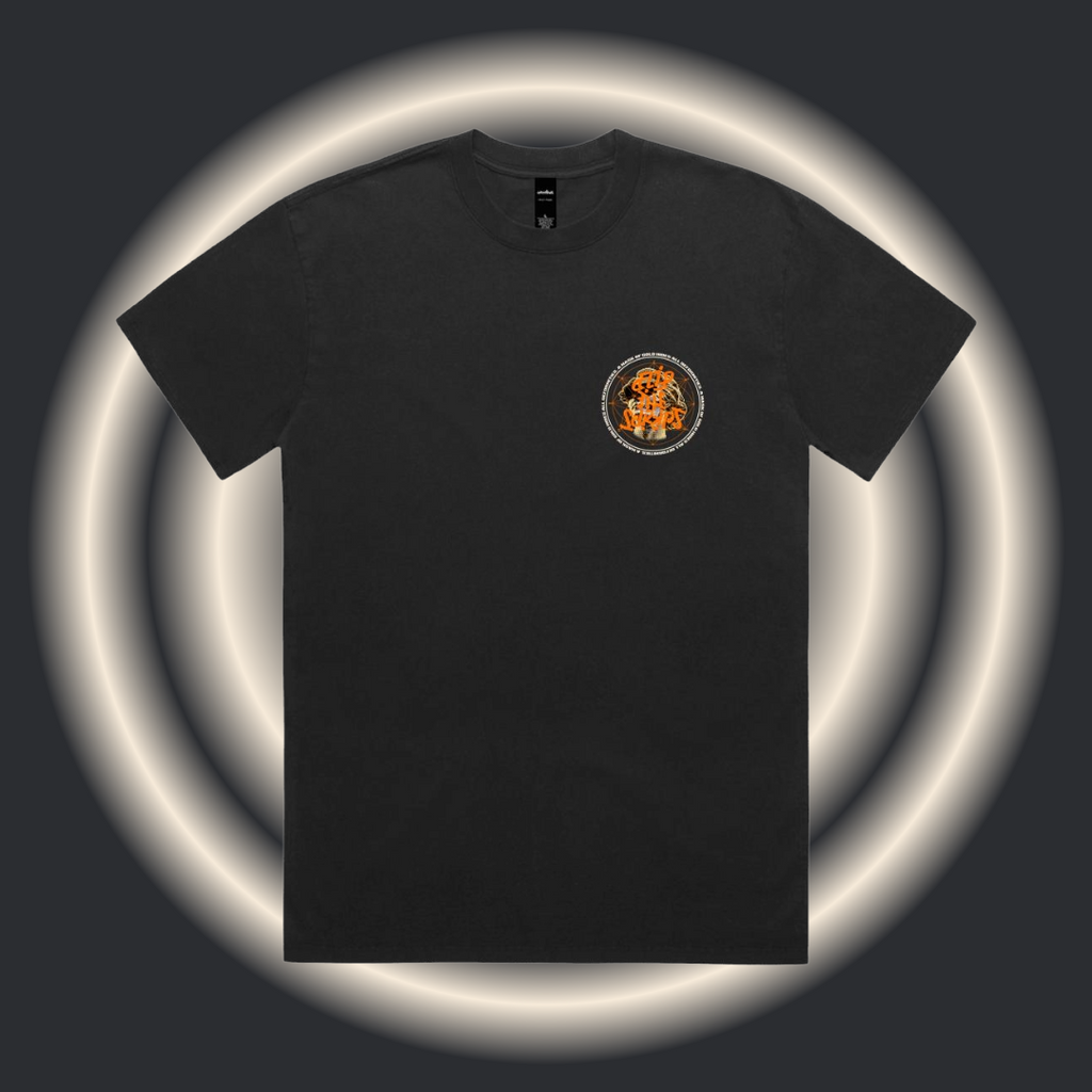 "GOLDEN BOY" - Oversized Faded Black Tee
