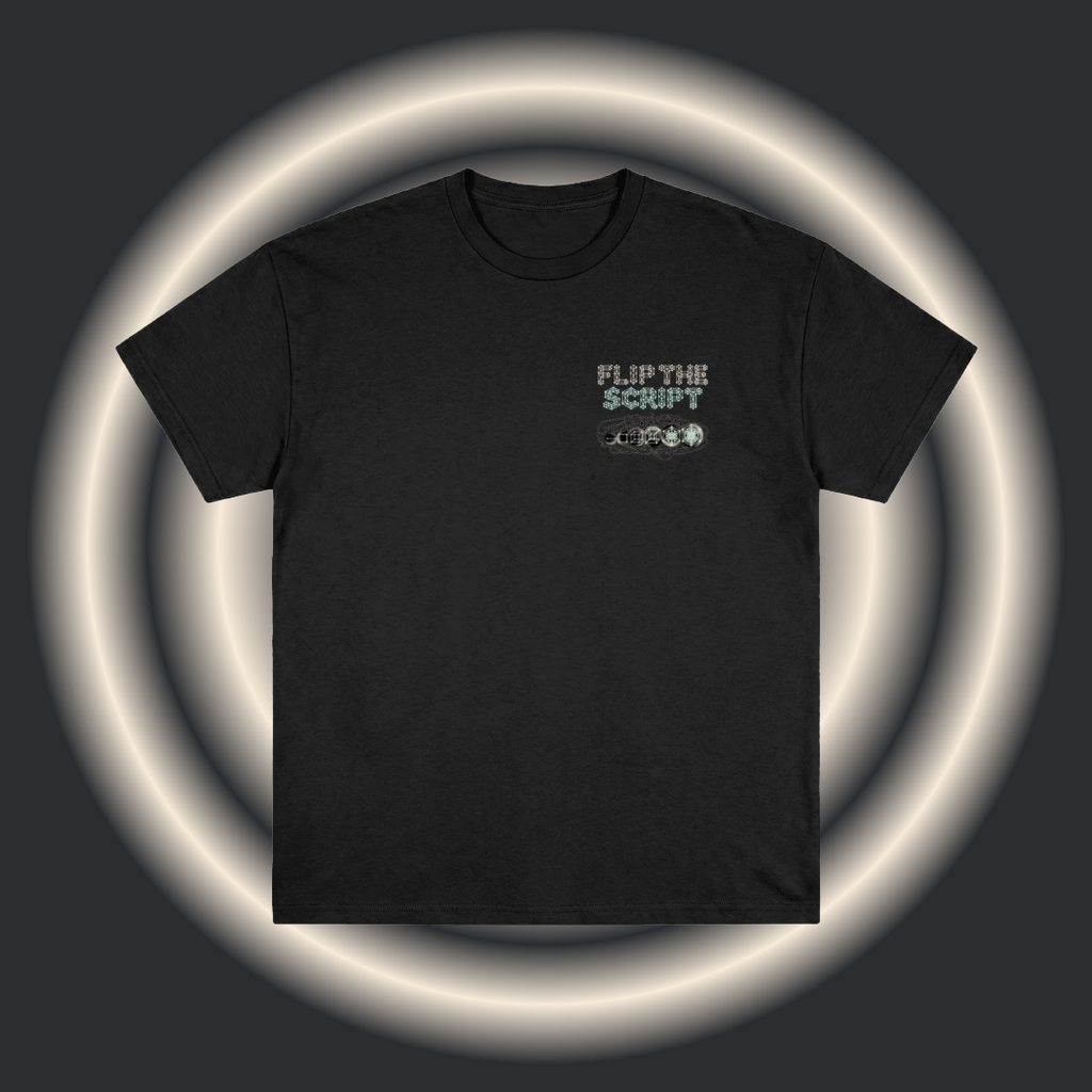 Higher Dimensions - Oversized Black Tee