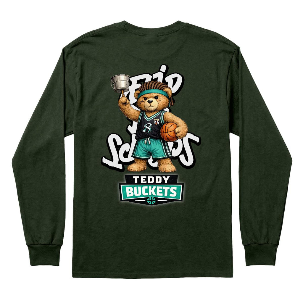 Teddy Buckets Graphic - Long Sleeve