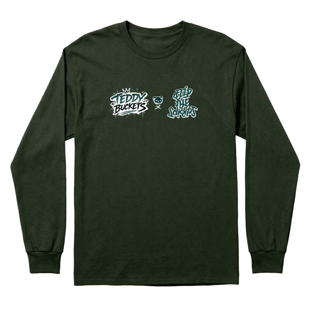 Teddy Buckets Graphic - Long Sleeve