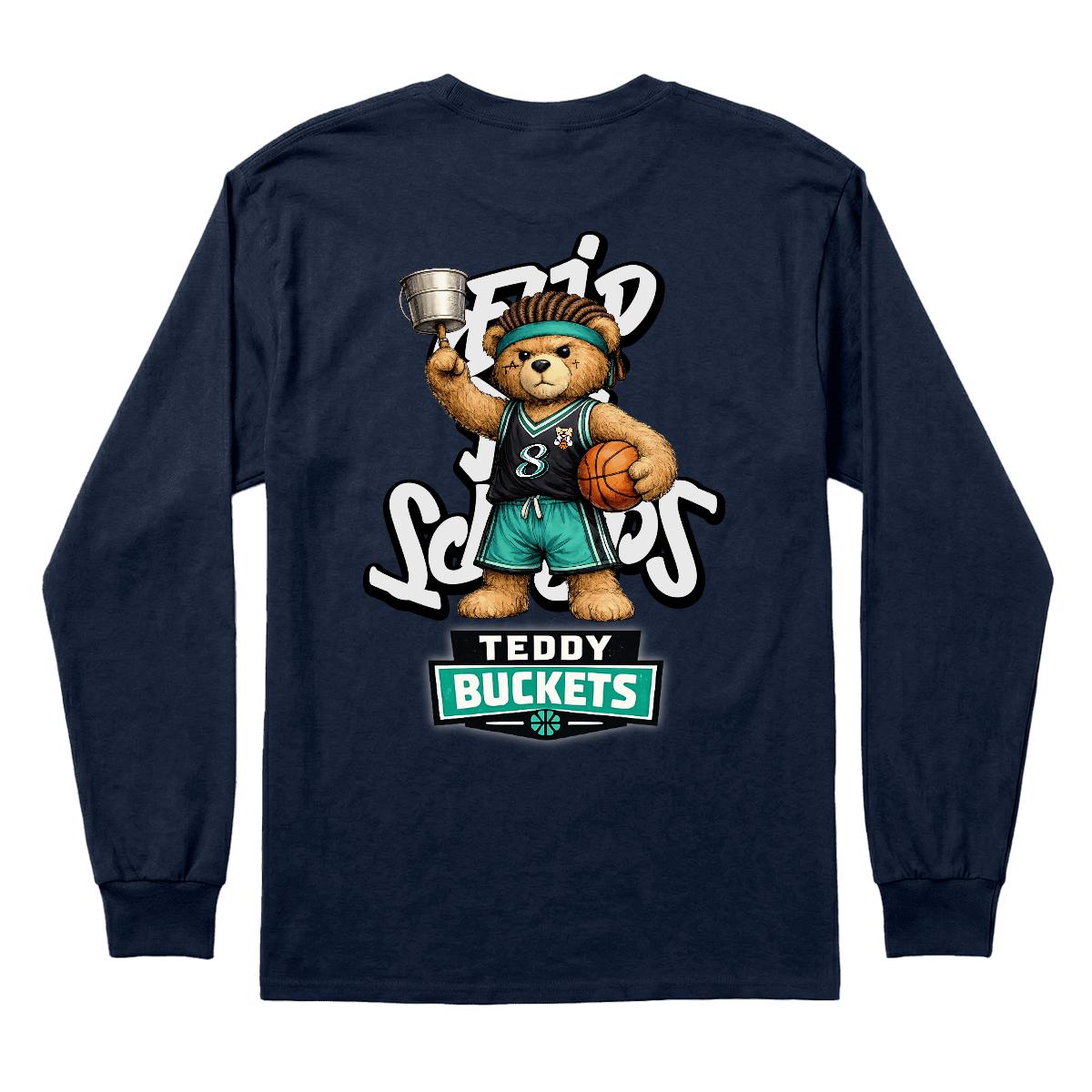 Teddy Buckets Graphic - Long Sleeve