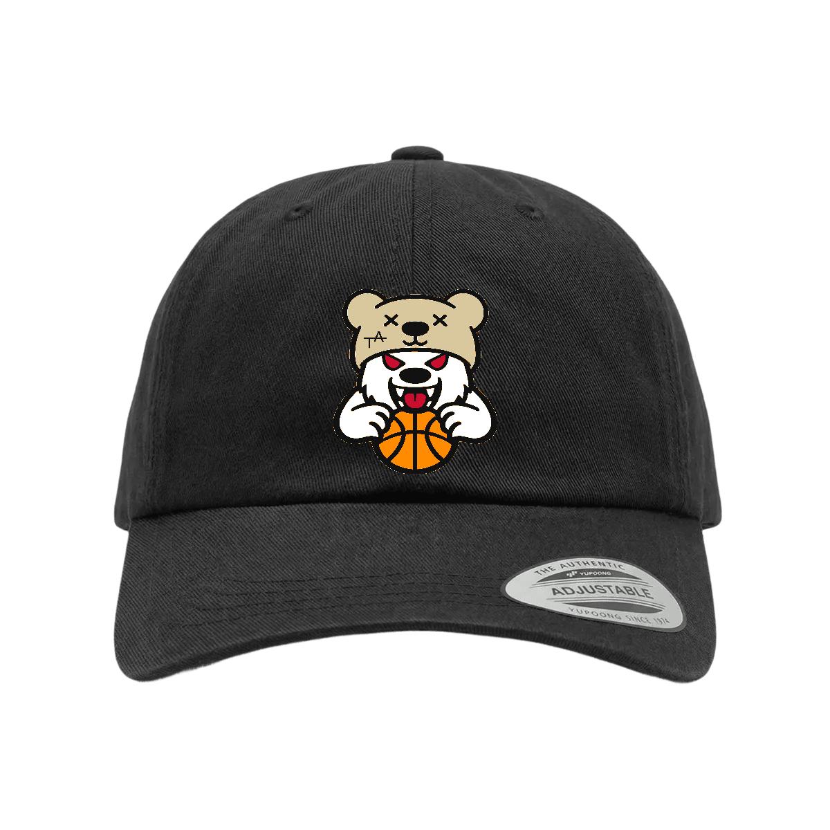 Teddy Emblem - Black Dad Cap