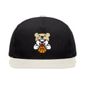Teddy Emblem - Two Tone Black Cap